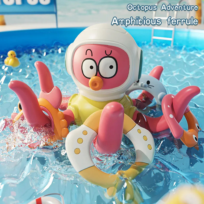 Baby Bath Toy – Octopus Ring Game