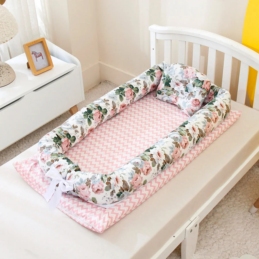 Portable Baby Nest – Folding Travel Bed for Newborns