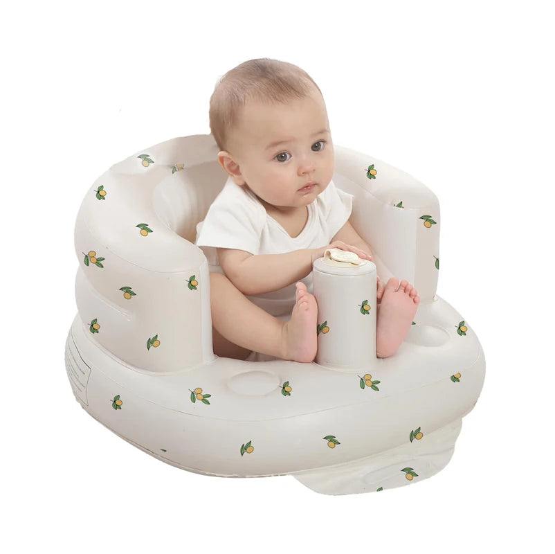 Canapé gonflable pour bébé – Pompe intégrée, siège confortable