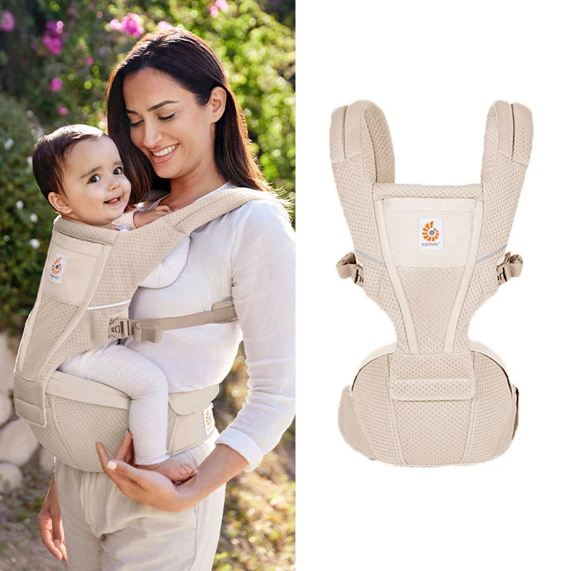 Porte-bébé Ergobaby en maille respirante – Toutes positions de portage (3 à 20 kg)