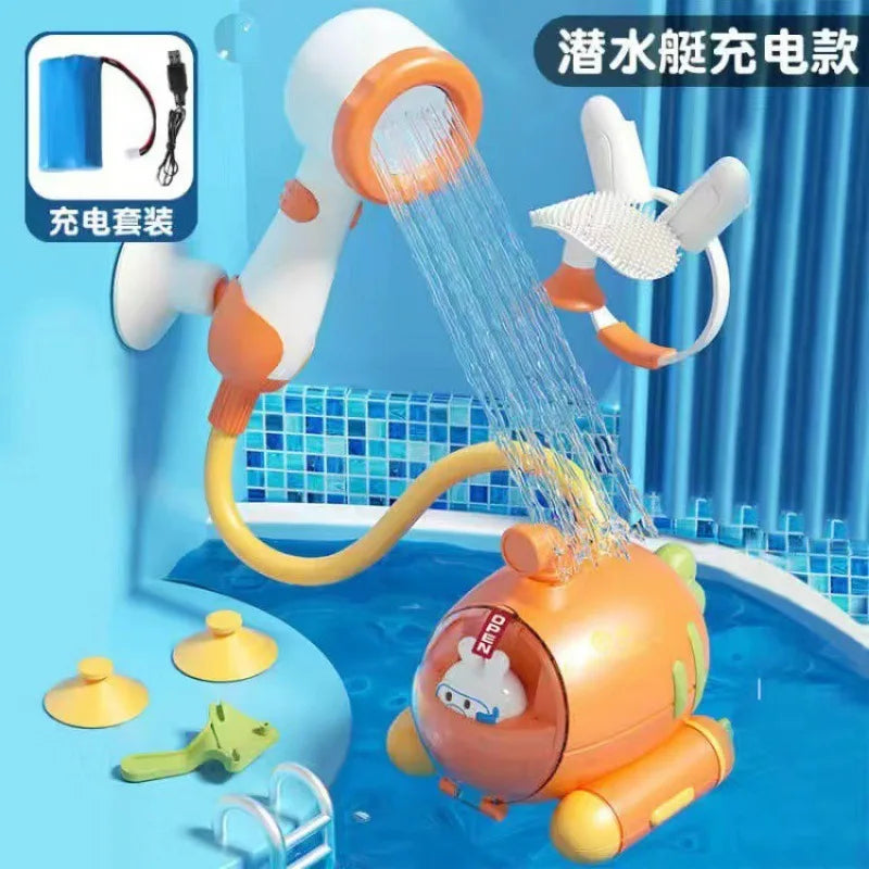 Jouet de bain pour bébé – Sous-marin Radis pour la douche électrique