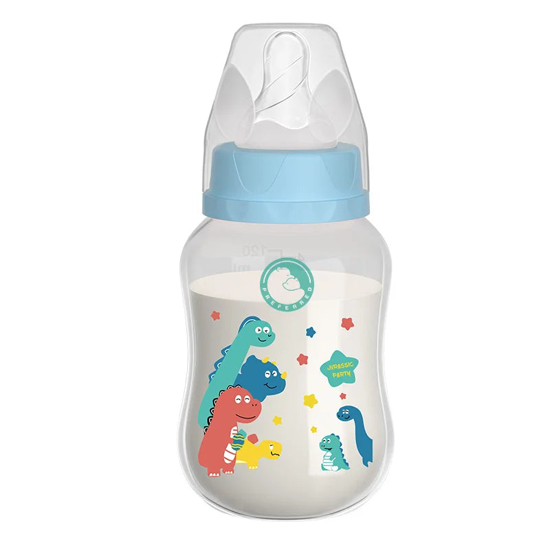 Biberon bébé 150/240 ml en polypropylène – Large ouverture, avec poignée, sans BPA