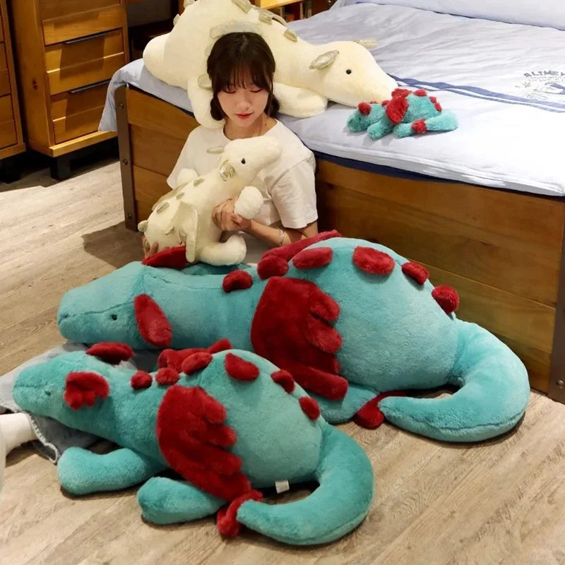 Cute Flying Dragon Plush – Green & Blue!