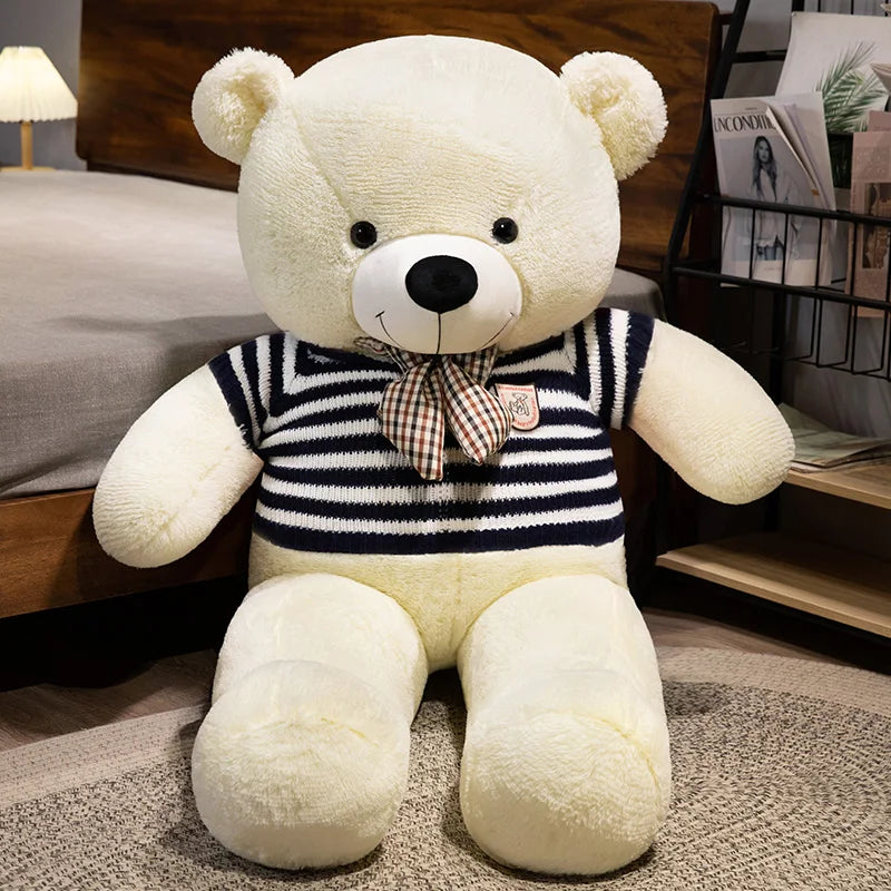 Dressed Bear Plush – Bowknot Soft Toy
