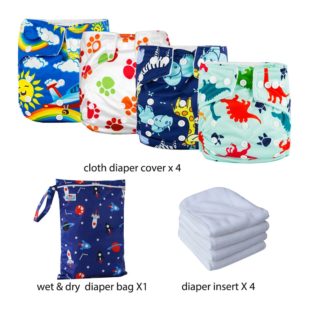 Babyland Waterproof Cloth Diaper Kit