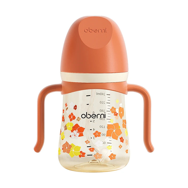 Baby Water Cup | Oberni Straw Bottle for 6 Months–4 Years Old