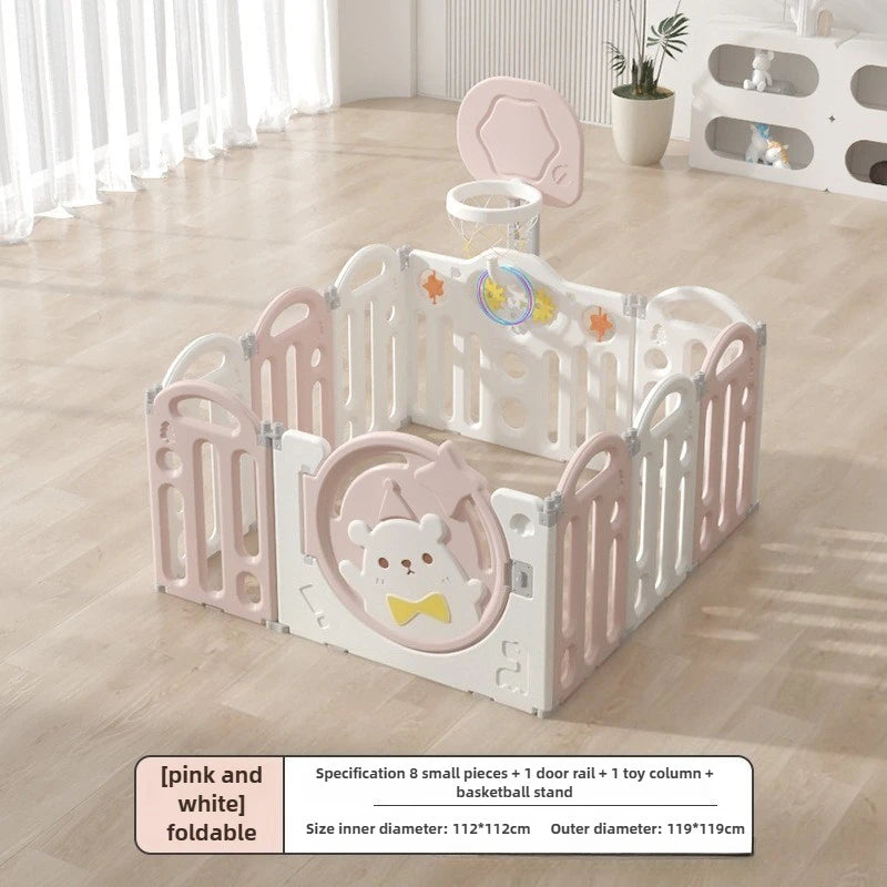 Foldable Baby Safety Fence – Anti-Fall Protection!