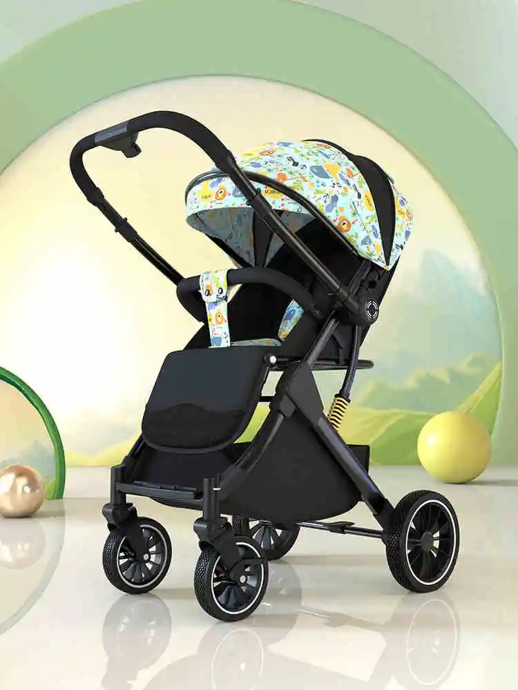 Lightweight Baby Stroller (0–3Y) – Sit & Lie, Multi-Child Comfort