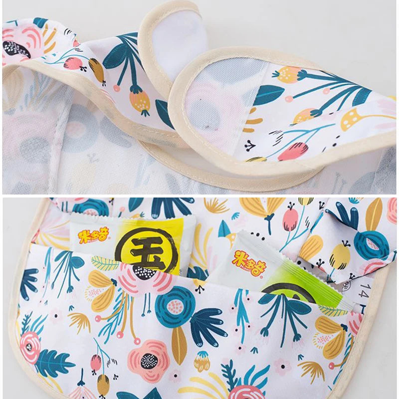 Mess-Proof Waterproof Baby Feeding Apron (0–4Y)