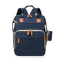Sac à dos 35 L pour maman – Lit pliant, imperméable, chargement USB et sangle pour poussette