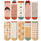 Girls' Cartoon Cotton Socks
