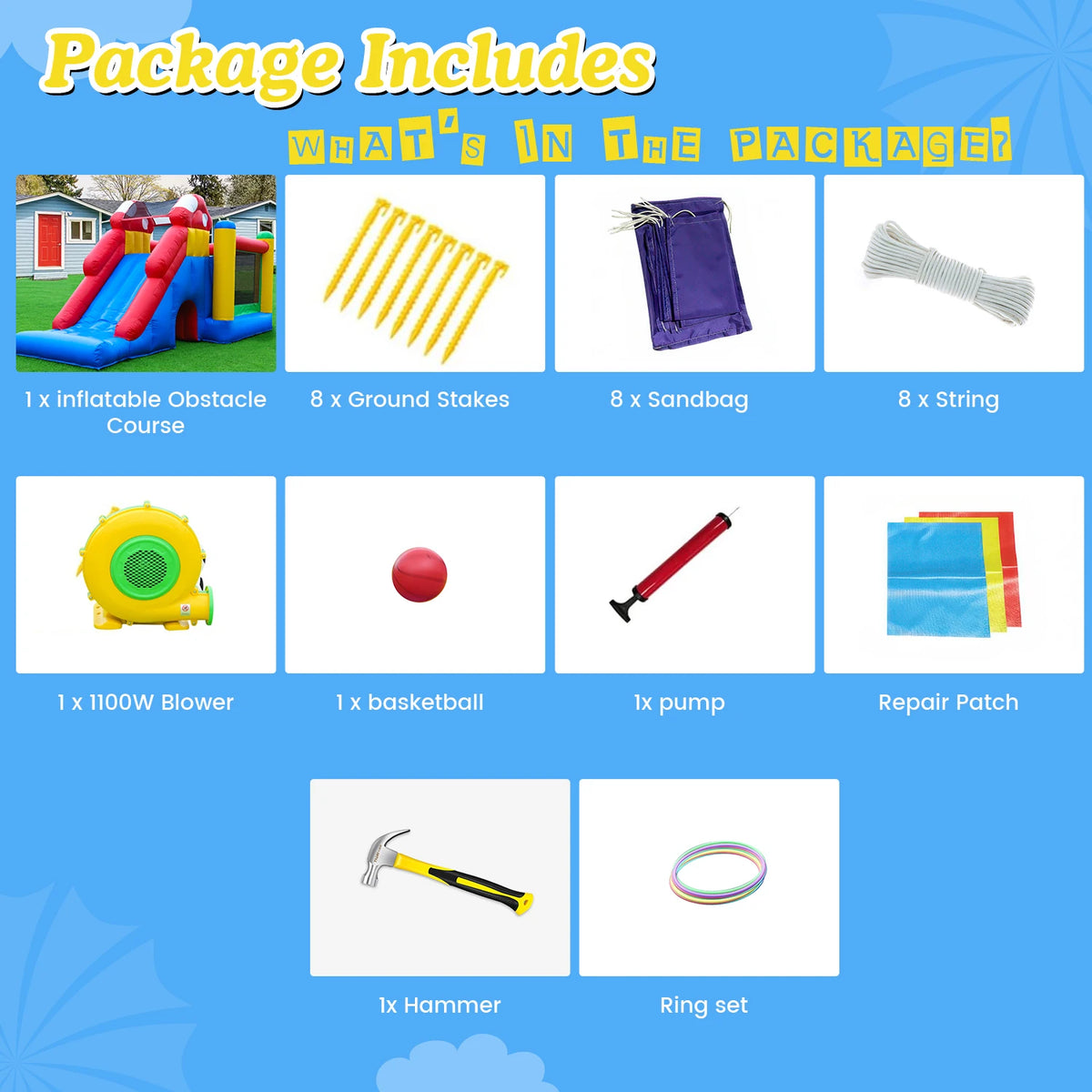 KING Double Water Slide & Ball Pool for Kids