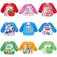 Bavoir-salopette imperméable à manches longues pour bébé