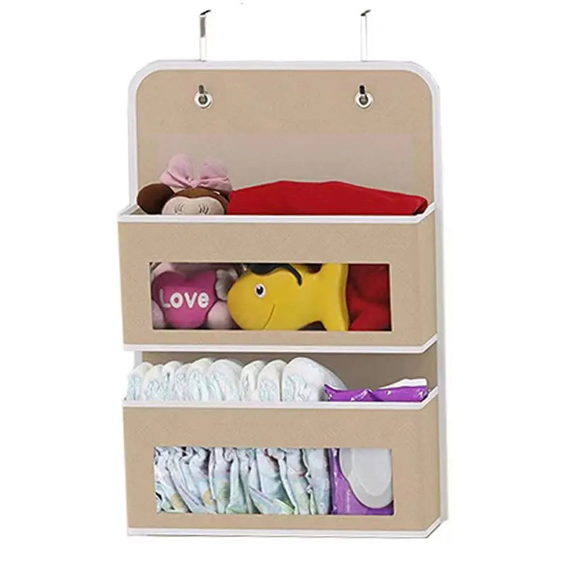 Wall-Mounted Hanging Storage Bag – Organizer for Baby Toys & Dolls