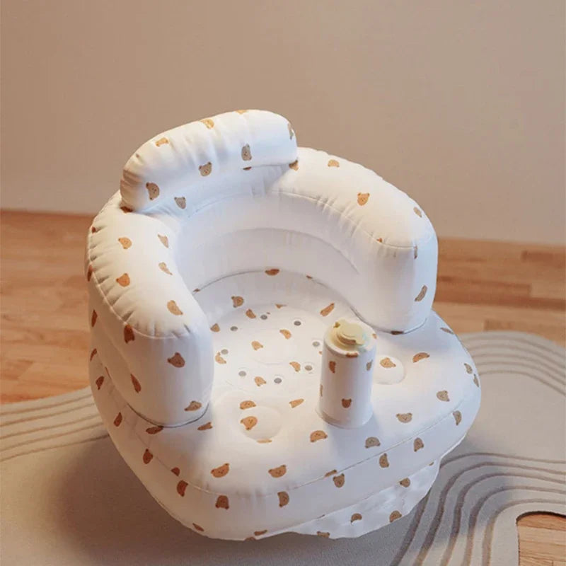 Canapé gonflable pour bébé – Chaise de bain et siège multifonction portable