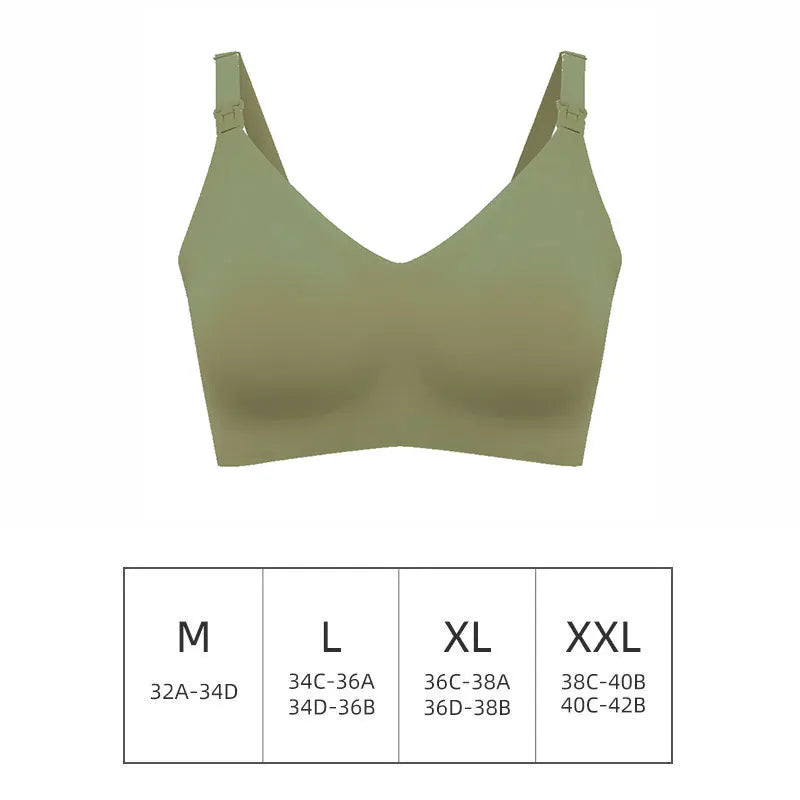 Soutien-gorge d'allaitement ultra-fin – Soutien de maternité push-up sans armatures