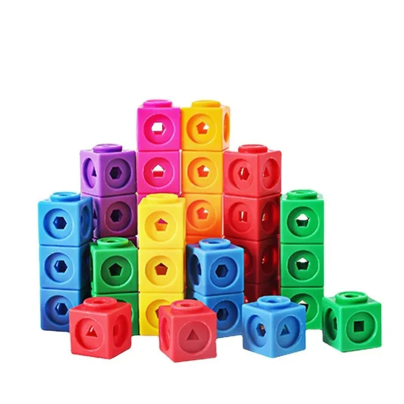 Cubes Montessori pour enfants – Jeu de construction éducatif