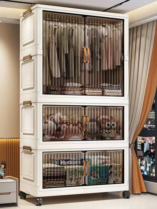 Home Storage Cabinet – Foldable Wardrobe Organizer