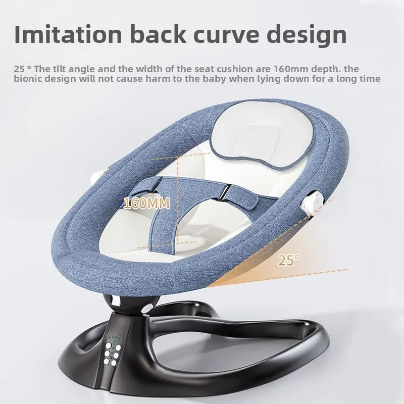 Electric Baby Swing – Soothing Cradle for Newborns