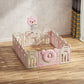 Foldable Baby Playpen – Safe Indoor Plastic Fence with Gate