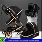 3-in-1 Foldable Baby Stroller – High Landscape, All-Season Carriage
