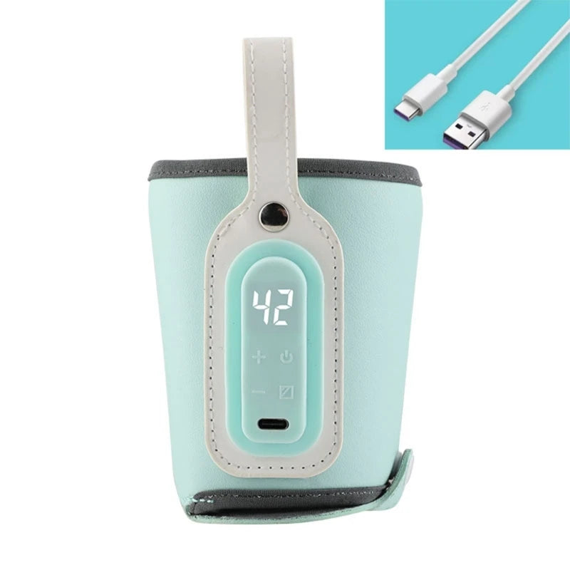Baby Feeding Bottle Heater | USB Portable Insulated Warmer Bag