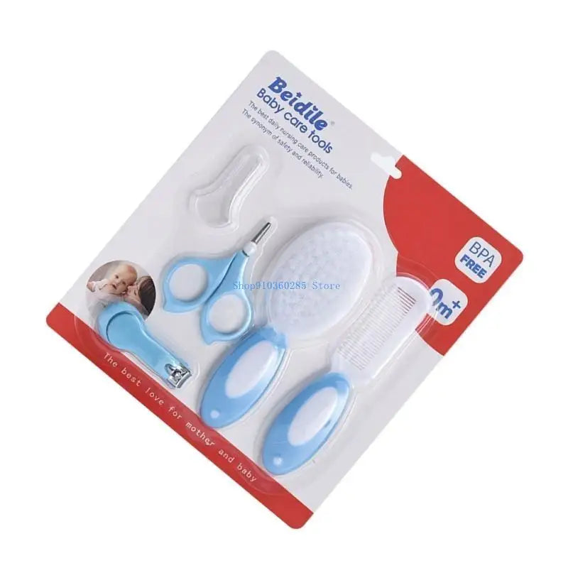 Kit de soins pour bébé K9FF 5 pièces – Coupe-ongles et peigne