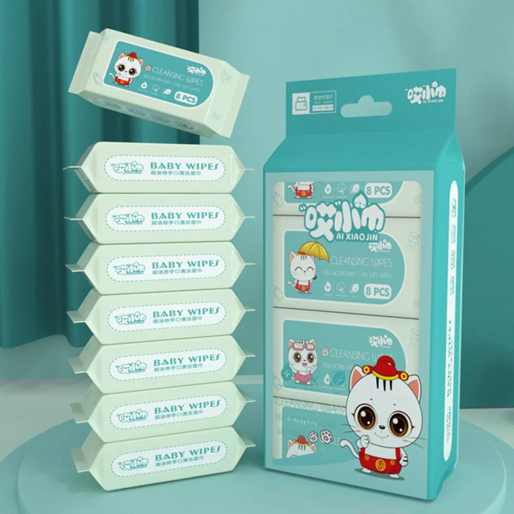 Soft Baby Wet Wipes – Large Pack, Portable & Gentle for Hands & Mouth