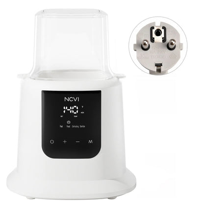 NCVI Bottle Warmer & Sterilizer | Rapid Heating with LCD Display & Timer