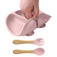 Children’s Silicone Tableware – BPA-Free Plate & Cutlery Set