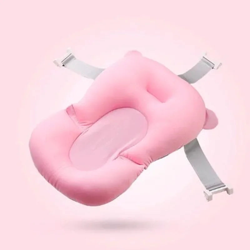 Foldable Baby Bath Seat Mat – Soft & Anti-Slip Cushion