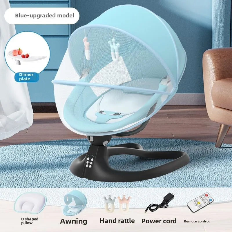 Electric Baby Swing – Soothing Cradle for Newborns