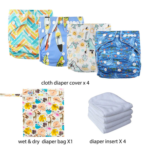 Babyland Waterproof Cloth Diaper Kit