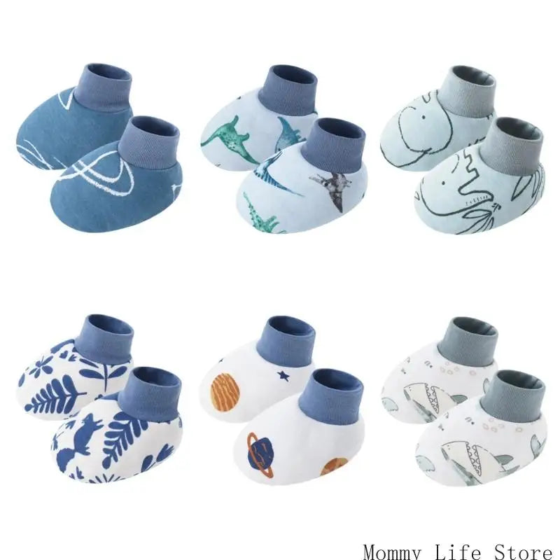 Newborns Cartoon Print Socks