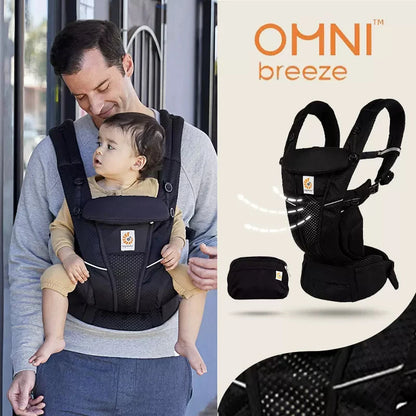 Porte-bébé Ergobaby en maille respirante – Toutes positions de portage (3 à 20 kg)