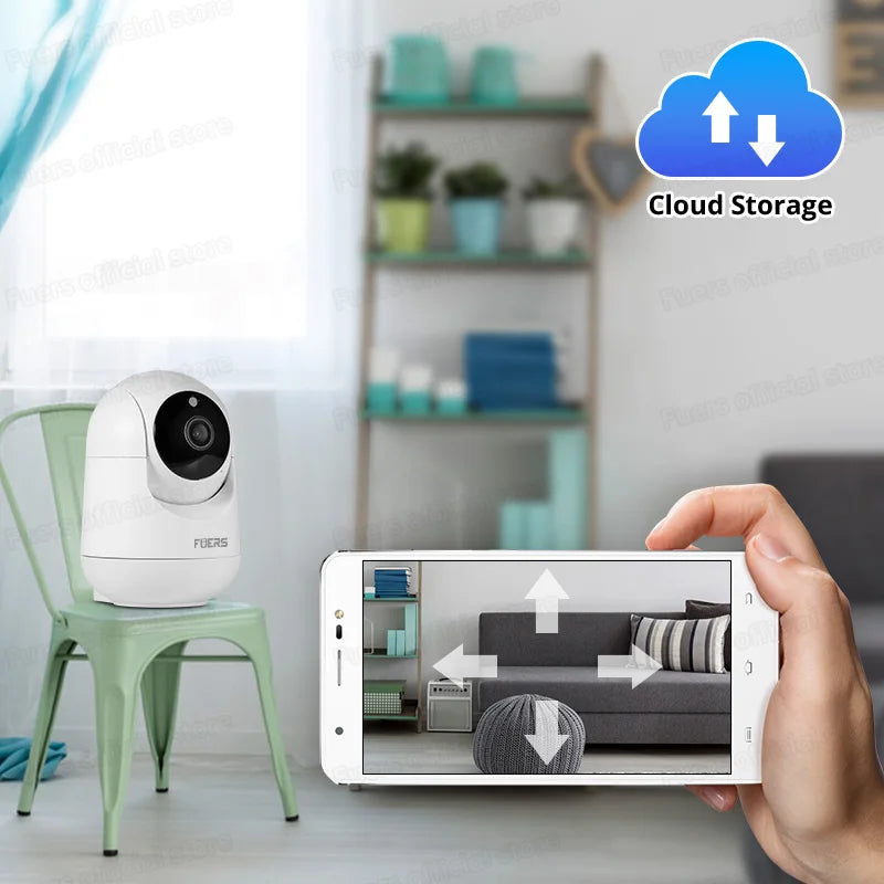 Fuers 5MP WiFi Smart Camera with AI Motion Tracking