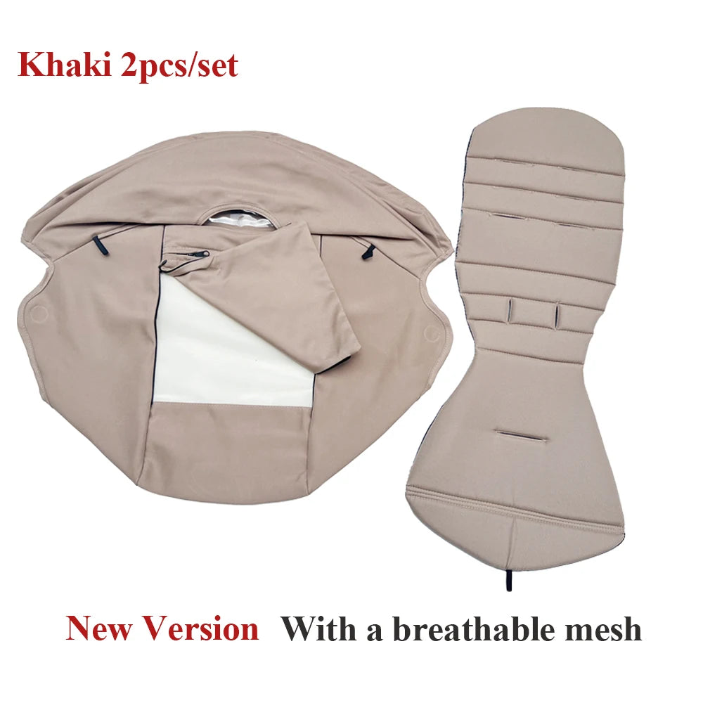 175° Canopy Cover & Seat Cushion Kit – Mesh Sunshade for YOYO/Yoya Strollers