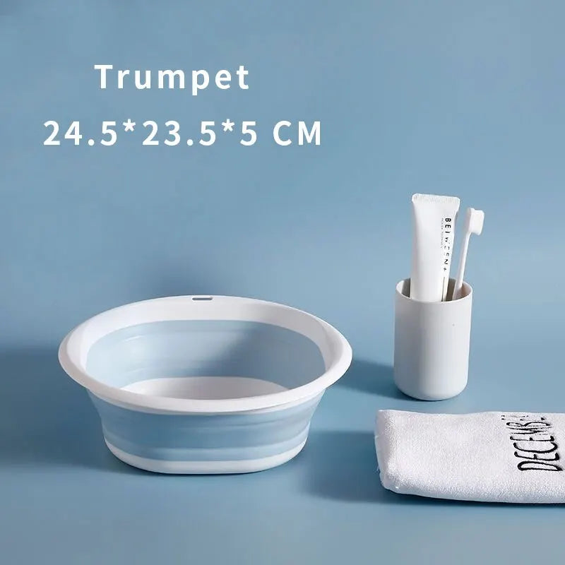 Compact Folding Basin – Portable Bath & Laundry Tub