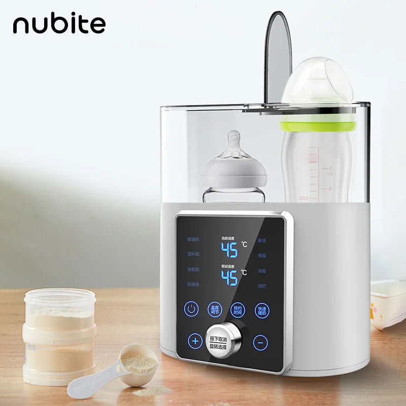 8-in-1 Baby Bottle Warmer | Fast Milk Heater & Sterilizer with Timer