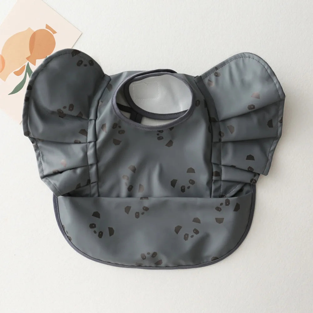 Bavoir imperméable style nordique pour bébé – Doux et mignon