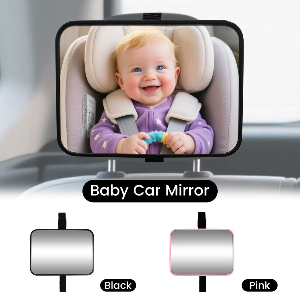 Car Mirror for Babies | Rearview Infant & Child Monitor