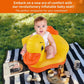 Chaise haute pour bébé avec plateau, baignoire et douche pour tout-petits