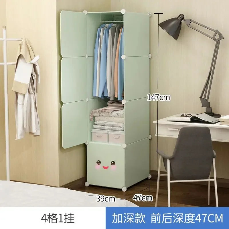 Baby & Kids Wardrobe – Modular Girl Room Organizer
