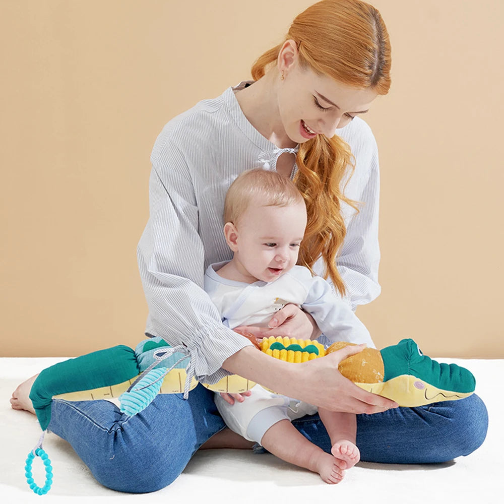 Musical Baby Rattle – Caterpillar & Crocodile Plush