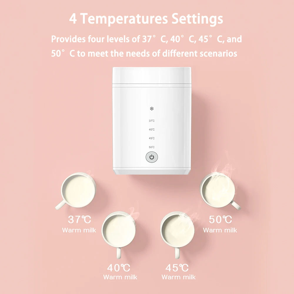 Chauffe-biberon sans fil N1 | Chauffe-lait et stérilisateur USB avec 2 adaptateurs
