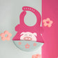 Baby Essentials – Soft Cartoon Silicone Bib with Pocket