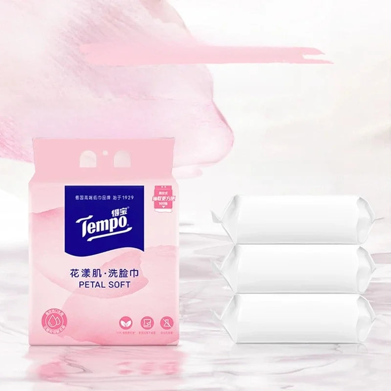 Mouchoirs jetables ultra-doux Tempo – Lingettes douces pour le visage et les soins de bébé