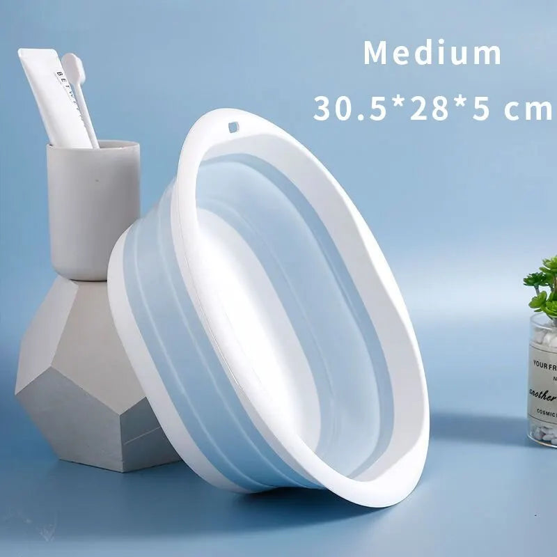 Compact Folding Basin – Portable Bath & Laundry Tub