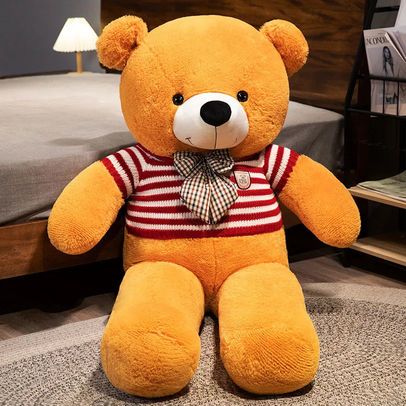 Dressed Bear Plush – Bowknot Soft Toy