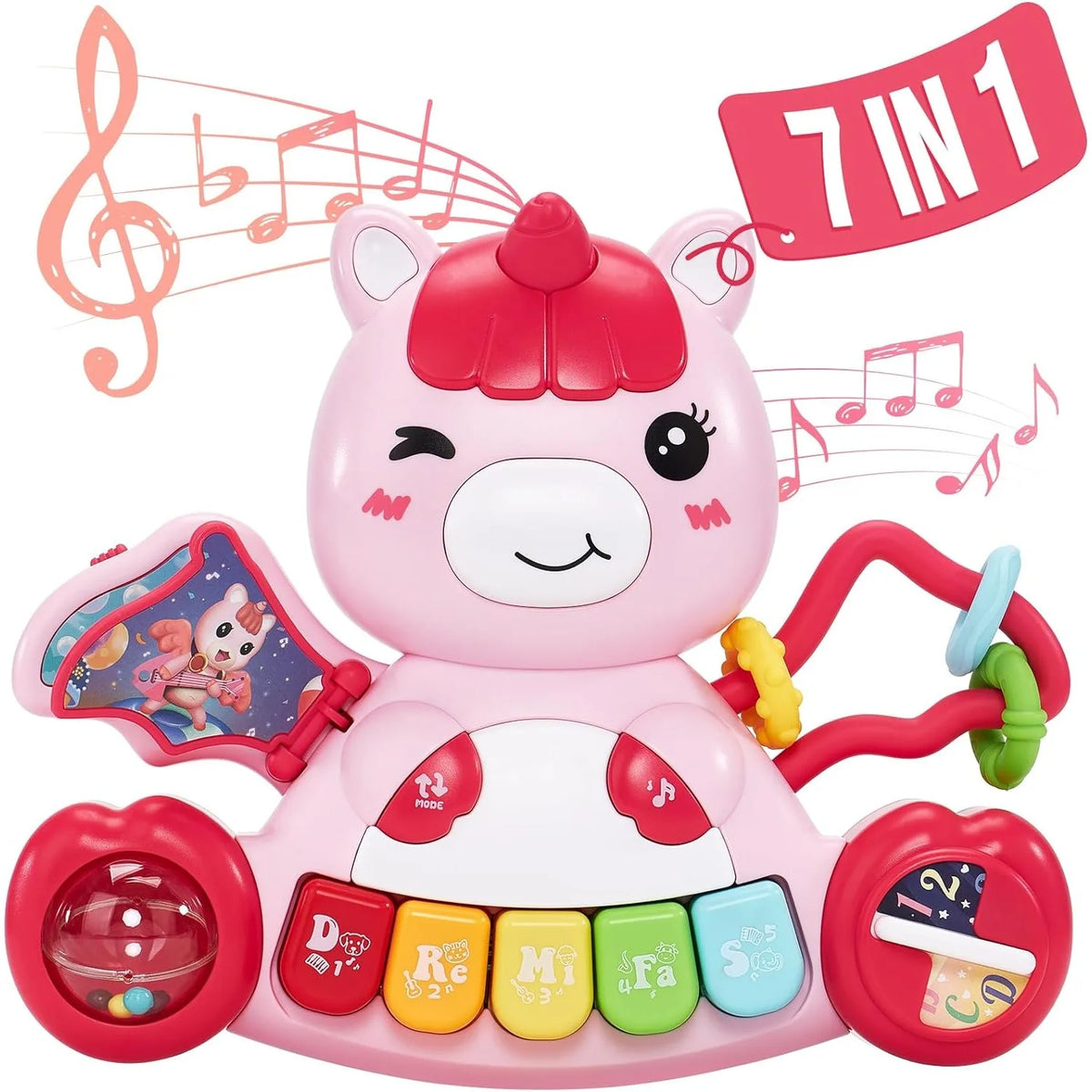 Unicorn Baby Piano – Lights, Music & Learning!